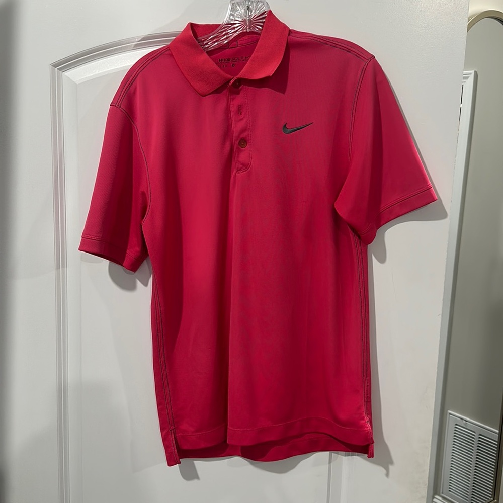 Light pink Nike golf polo